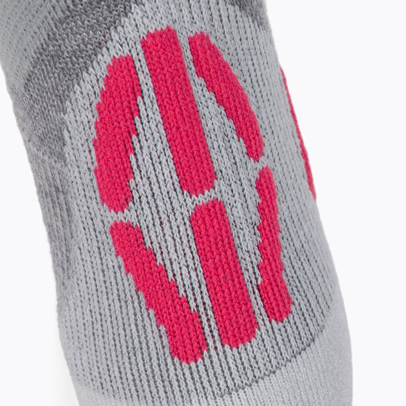 Calze da sci da donna UYN Ski Touring argento/fucsia 3
