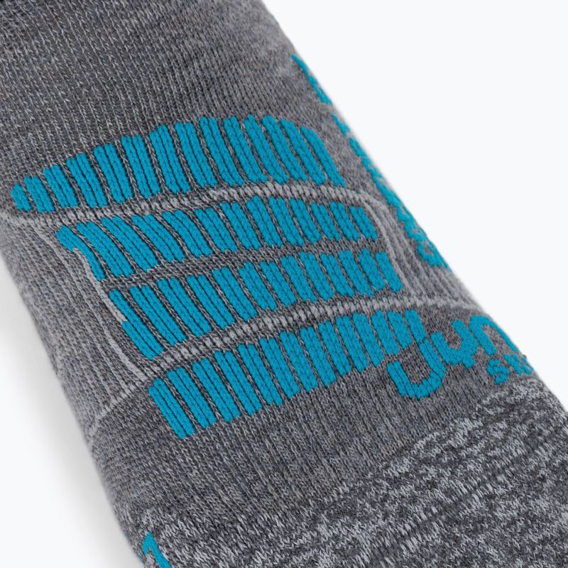 Calze UYN Ski Comfort Fit donna grigio/turchese 3