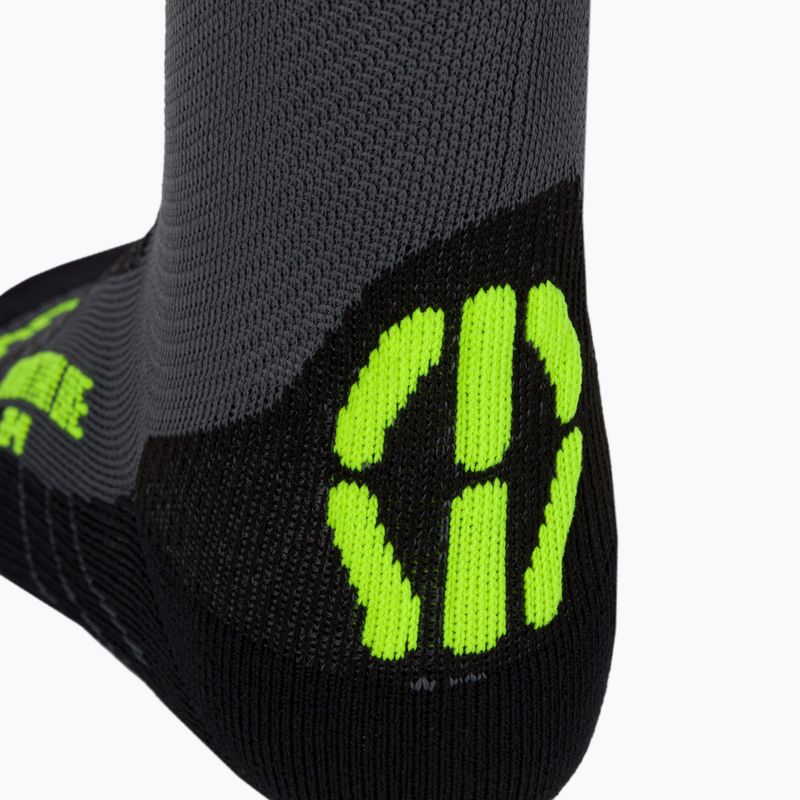 Calze da ciclismo UYN MTB da uomo antracite/giallo fluo 4