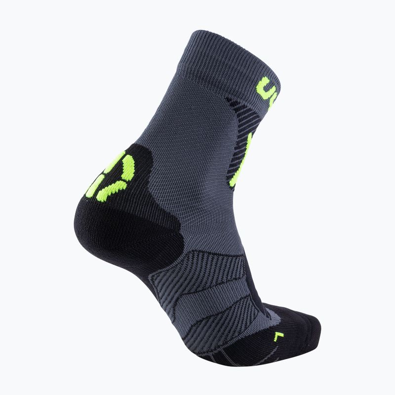 Calze da ciclismo UYN MTB da uomo antracite/giallo fluo 6