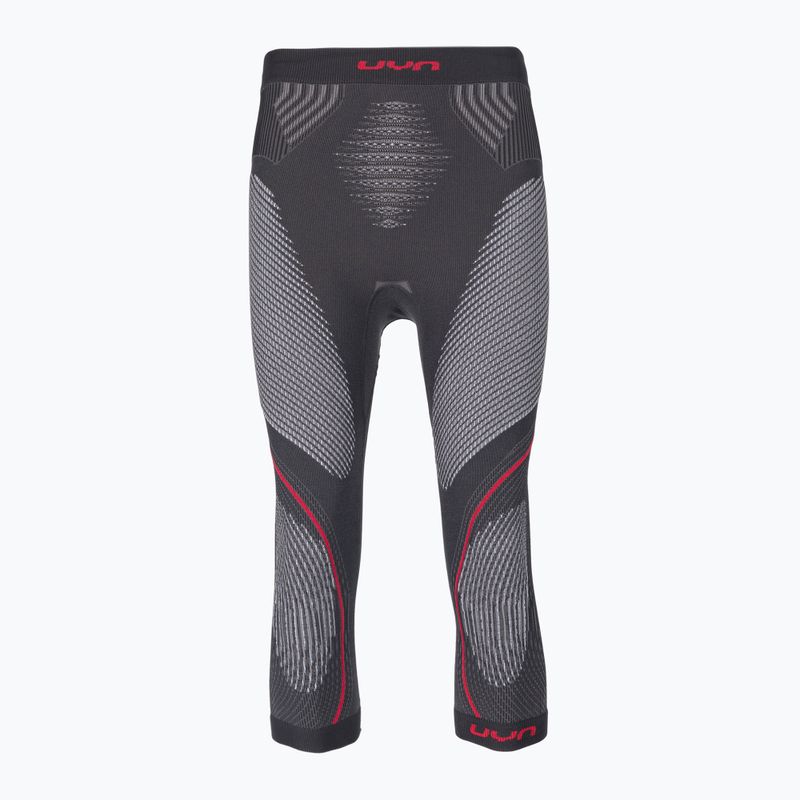 Pantaloni termici da uomo UYN Evolutyon UW Medium antracite/bianco/rosso