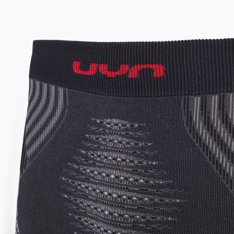 Pantaloni termici da uomo UYN Evolutyon UW Medium antracite/bianco/rosso 3