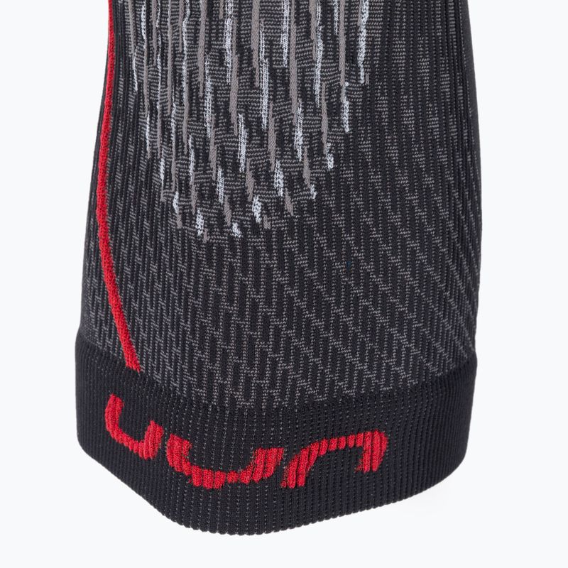 Pantaloni termici da uomo UYN Evolutyon UW Medium antracite/bianco/rosso 4