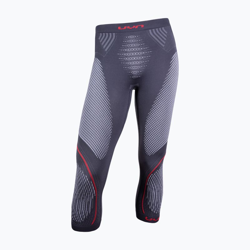Pantaloni termici da uomo UYN Evolutyon UW Medium antracite/bianco/rosso 5