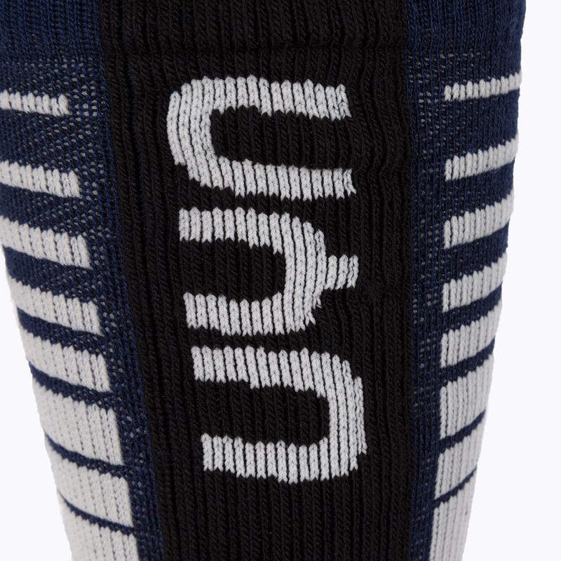 Calzini da sci e snowboard UYN da uomo blu scuro/grigio melange 3