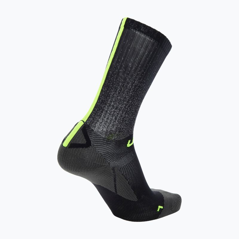 Calzini da ciclismo UYN Aero nero/lime da uomo 2