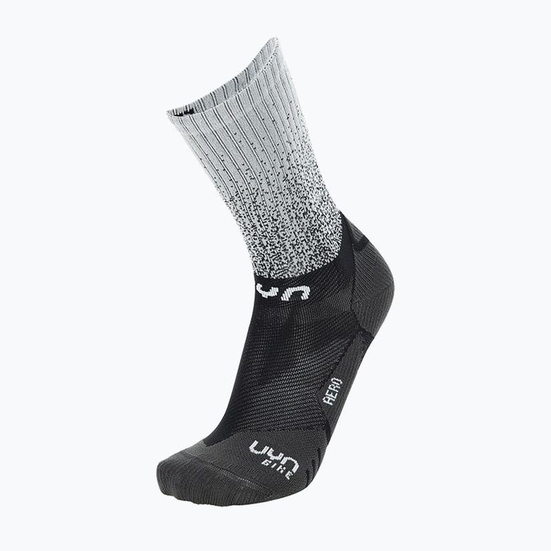 Calze da ciclismo da uomo UYN Aero bianco/nero 4