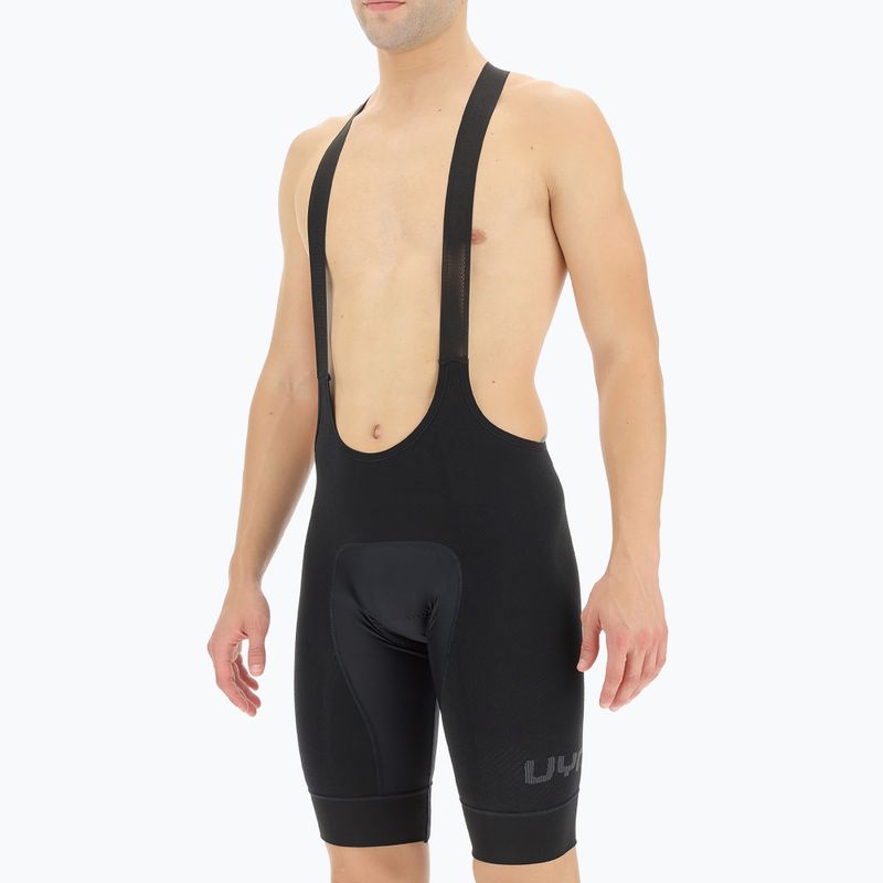 Pantaloncini da ciclismo UYN Ridemiles da uomo nero/nero 5