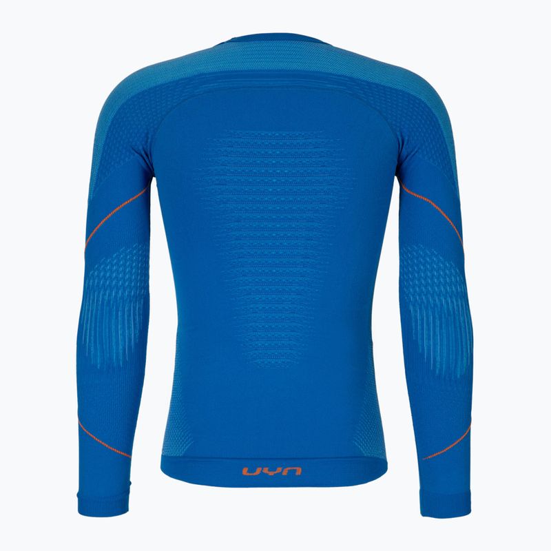 Maglia termica da uomo UYN Evolutyon UW Shirt blue/blue/orange shiny 2