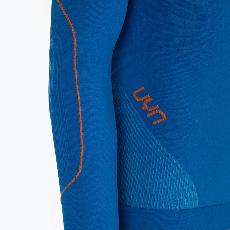 Maglia termica da uomo UYN Evolutyon UW Shirt blue/blue/orange shiny 3