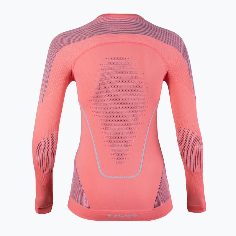 Maglia termica da donna UYN Evolutyon UW Shirt strawberry/ pink/ turquoise 2