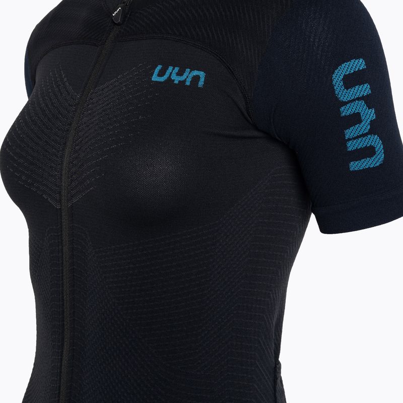 Maglia ciclismo donna UYN Garda nero/peacot 7