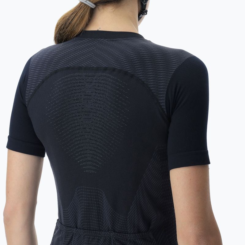 Maglia ciclismo donna UYN Garda nero/peacot 4