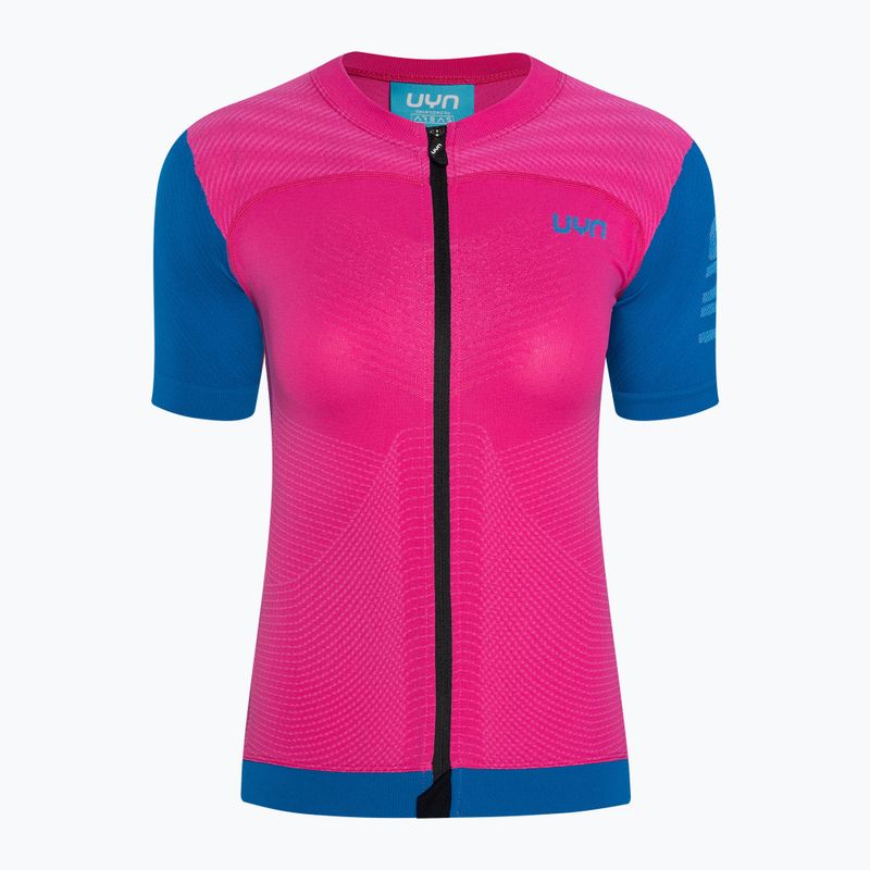 Maglia ciclismo donna UYN Garda magenta/ciano 5