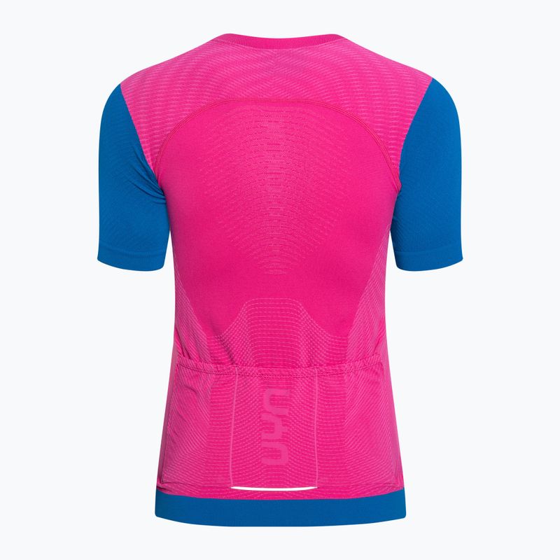 Maglia ciclismo donna UYN Garda magenta/ciano 6