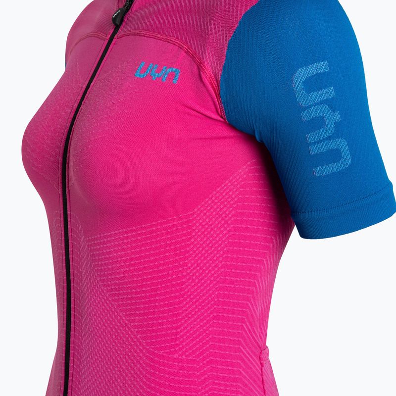 Maglia ciclismo donna UYN Garda magenta/ciano 7