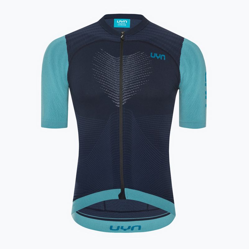 Maglia da ciclismo UYN Garda peacot/blue radiance da uomo 5