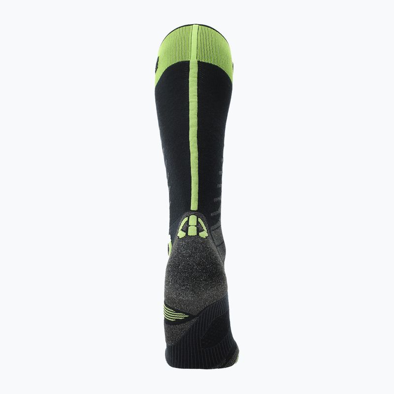 Calze da sci UYN Ski One Merino nero/lime da uomo 4