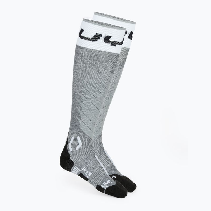 Calze da sci uomo UYN Ski One Merino grey melange/white