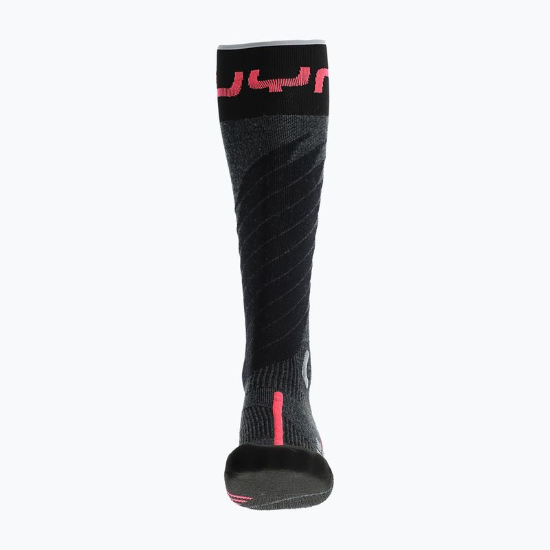 Calze da sci uomo UYN Ski One Merino anthracite/pink 3