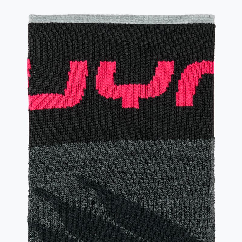 Calze da sci uomo UYN Ski One Merino anthracite/pink 4