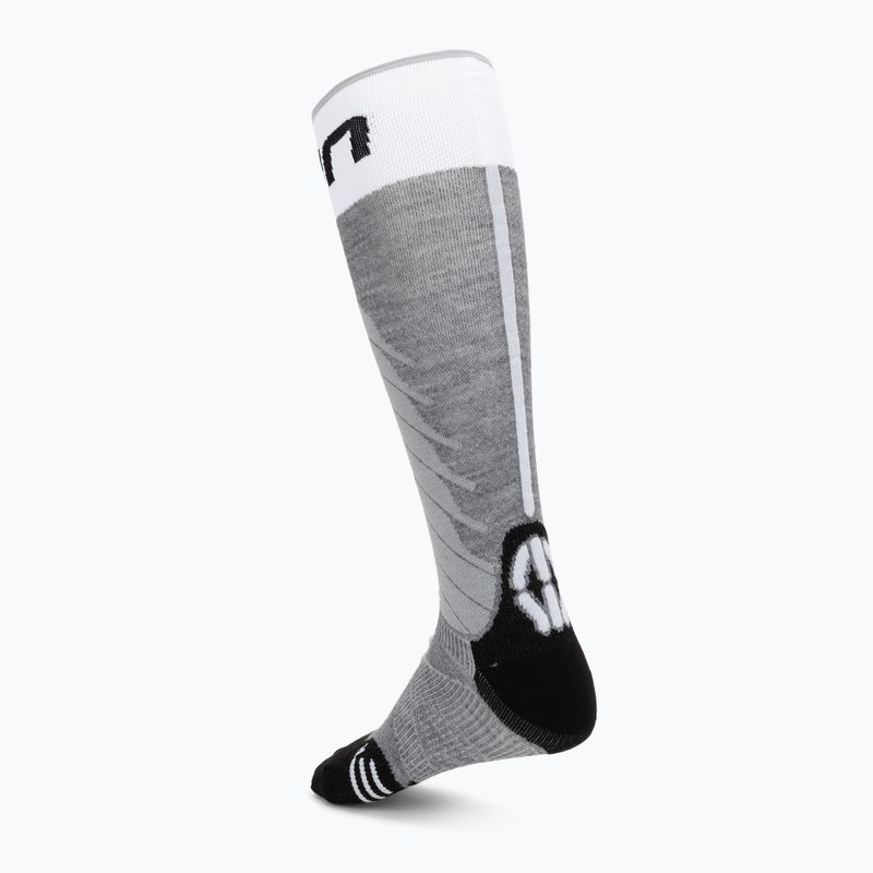 Calze da sci da donna Uyn Ski One Merino Socks grey melange/white 2