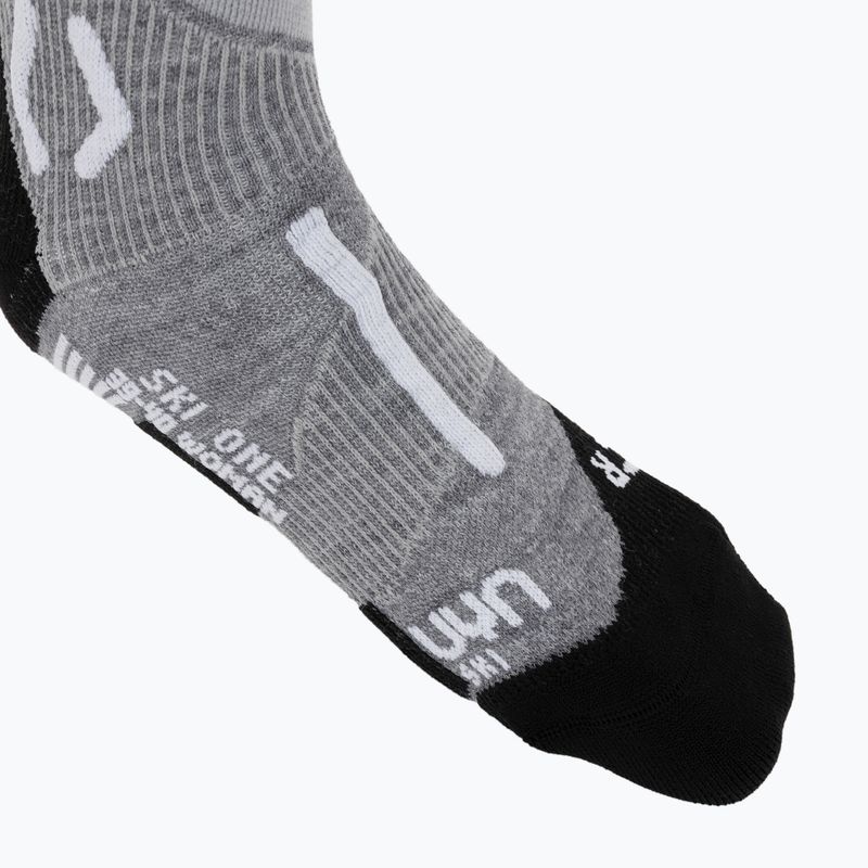 Calze da sci da donna Uyn Ski One Merino Socks grey melange/white 3