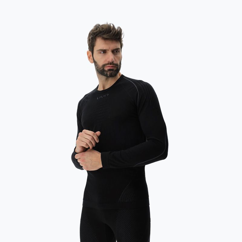 Maglia termica da uomo UYN Evolutyon Biotech black 4