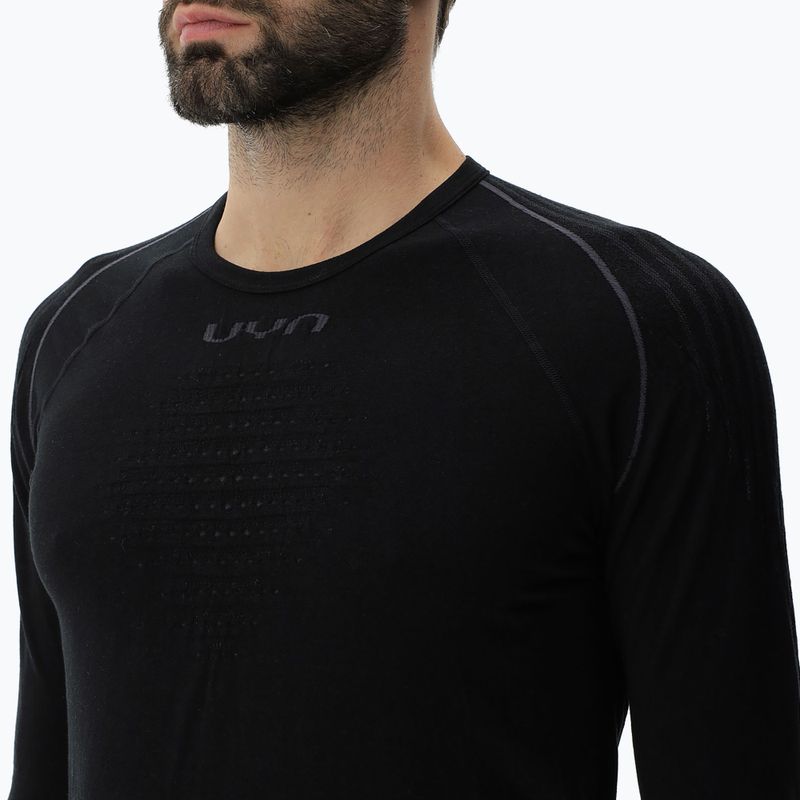 Maglia termica a maniche lunghe da uomo UYN Evolutyon Biotech black 6