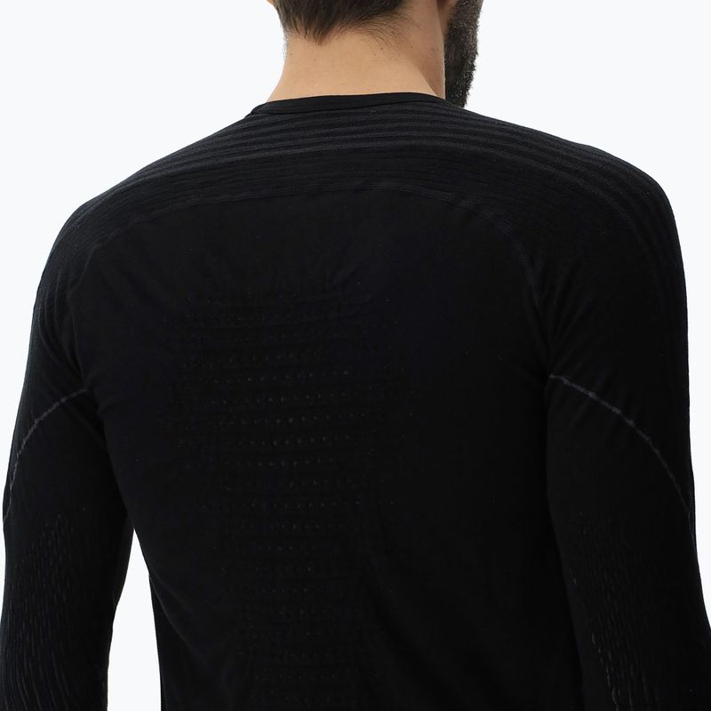 Maglia termica a maniche lunghe da uomo UYN Evolutyon Biotech black 7