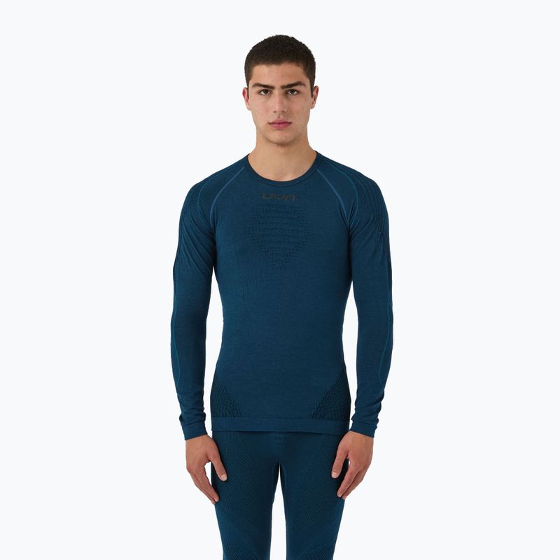 Maglia termica da uomo UYN Evolutyon Biotech blue poseidon