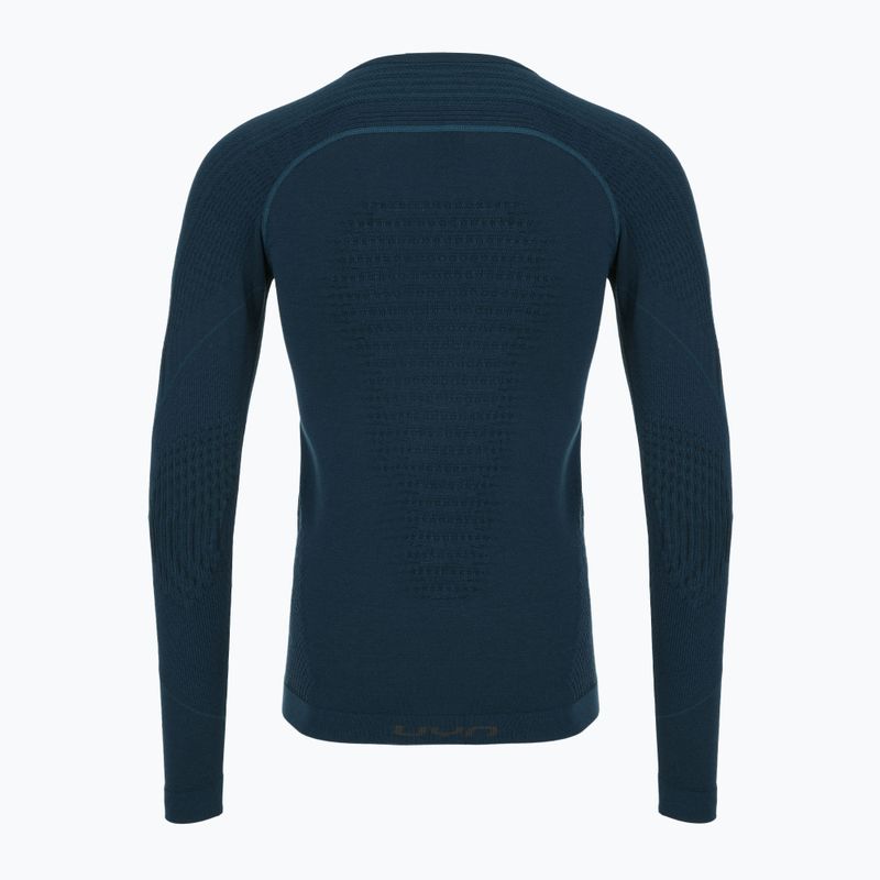 Maglia termica a manica lunga da uomo UYN Evolutyon Biotech Poseidon Blue 4