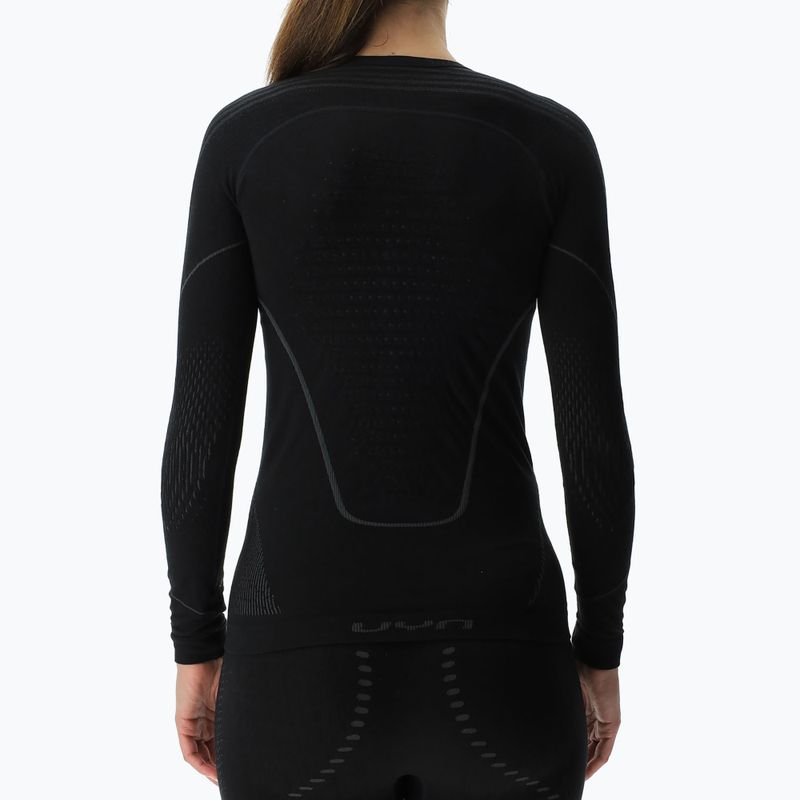 Maglia termica a manica lunga donna UYN Evolutyon Biotech black 7