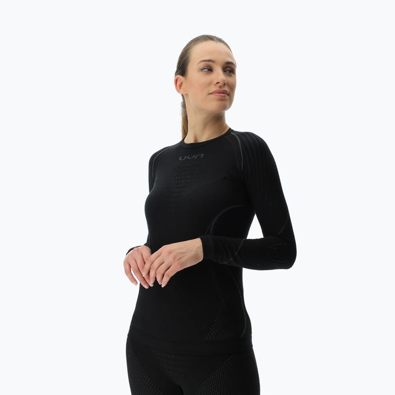 Maglia termica a manica lunga donna UYN Evolutyon Biotech black 9