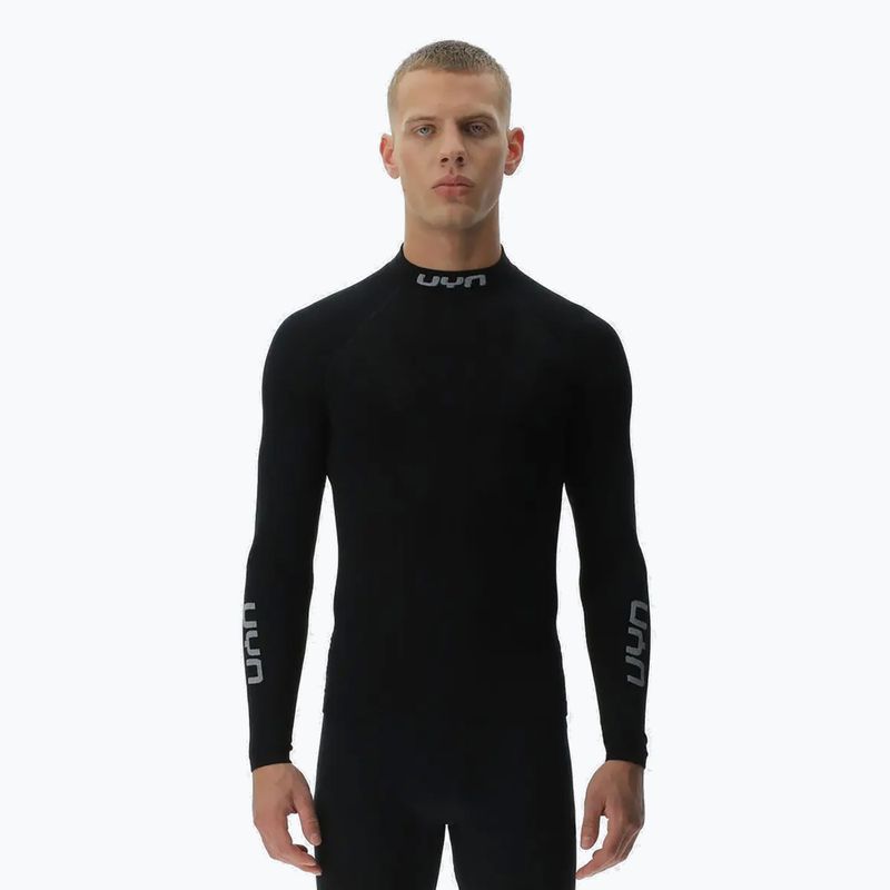 Maglia termica da uomo UYN Elevatyon Biomorph LS Turtle Neck black