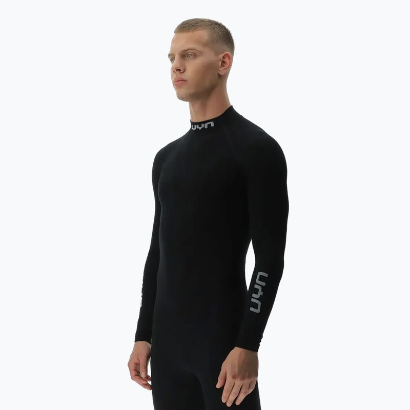 Maglia termica da uomo UYN Elevatyon Biomorph LS Turtle Neck black 4