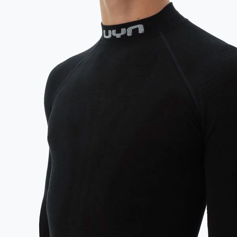 Maglia termica da uomo UYN Elevatyon Biomorph LS Turtle Neck black 5