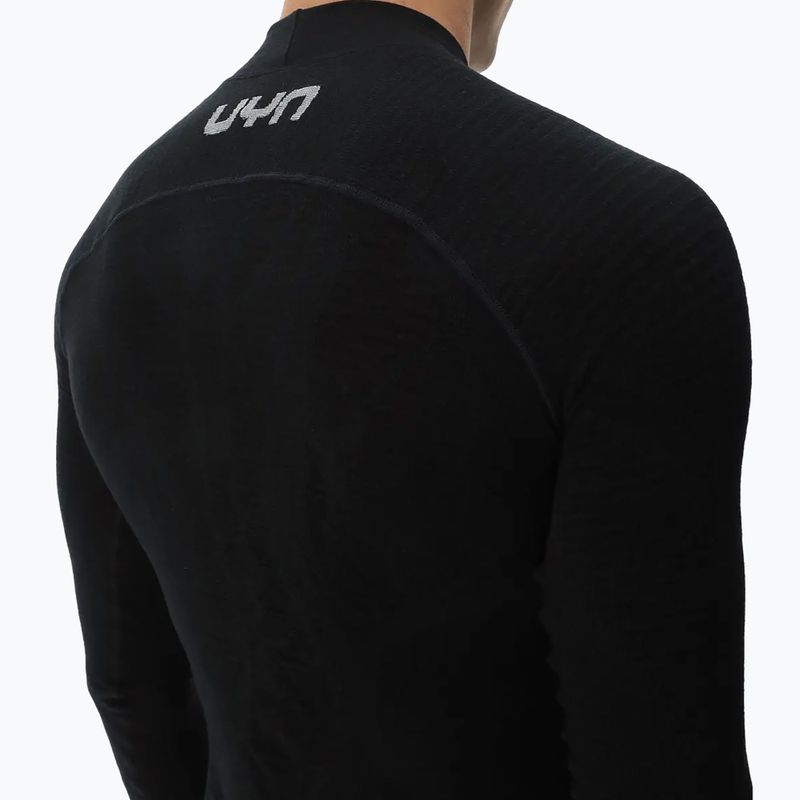 Maglia termica da uomo UYN Elevatyon Biomorph LS Turtle Neck black 6