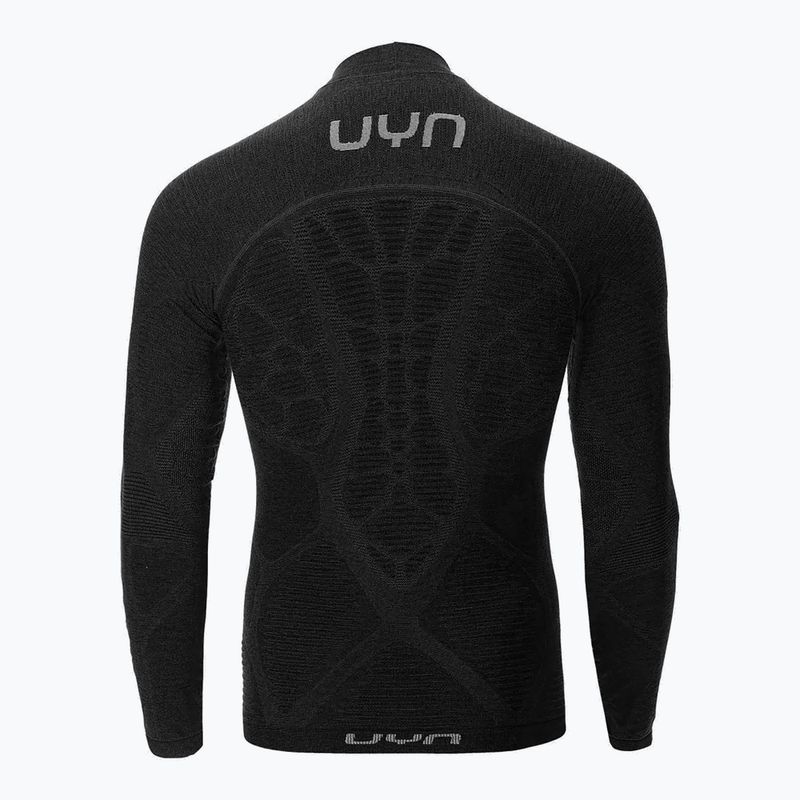 Maglia termica da uomo UYN Elevatyon Biomorph LS Turtle Neck black 8