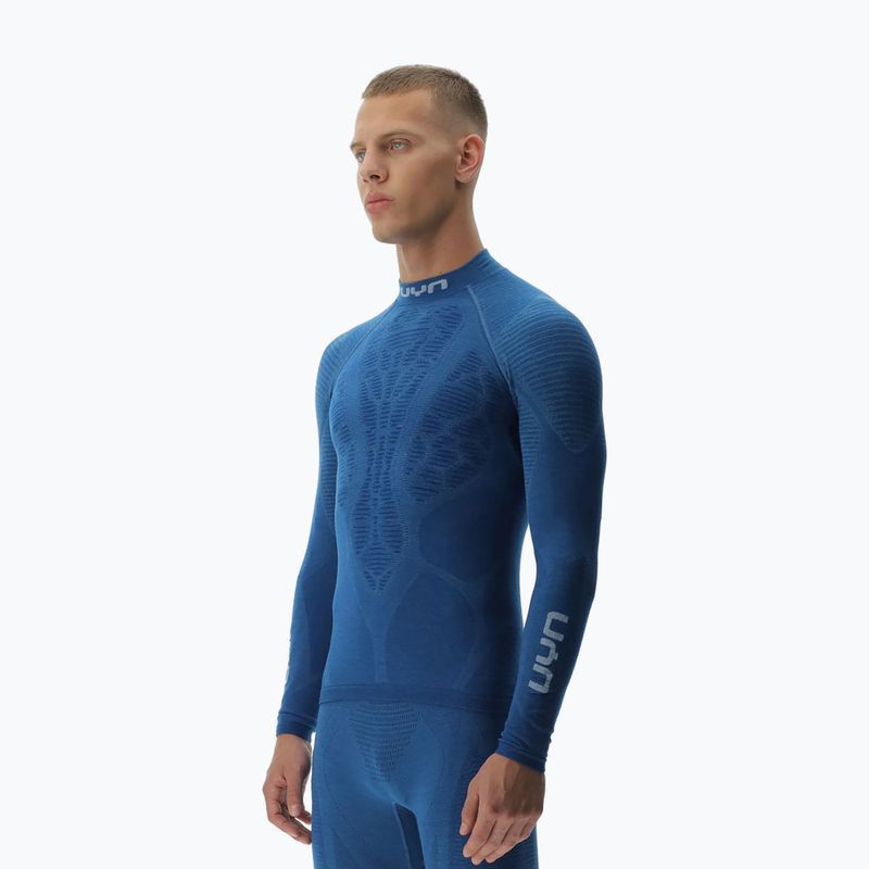 Maglia termica a maniche lunghe da uomo UYN Elevatyon Biomorph Turtle Neck blue atoll 4