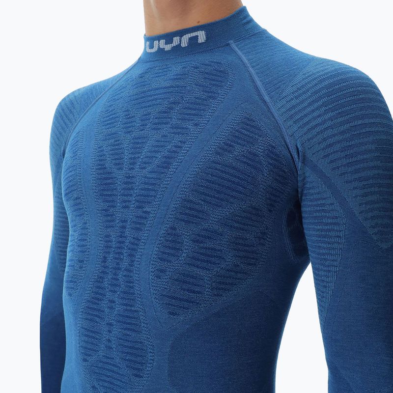 Maglia termica a maniche lunghe da uomo UYN Elevatyon Biomorph Turtle Neck blue atoll 5