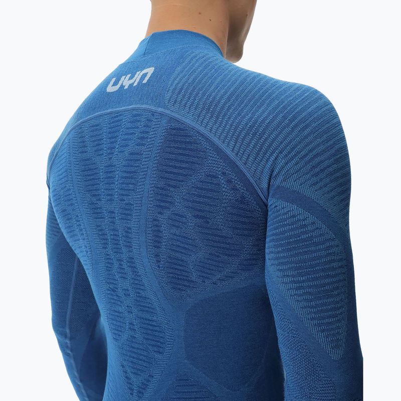 Maglia termica da uomo UYN Elevatyon Biomorph Turtle Neck blue atoll 6