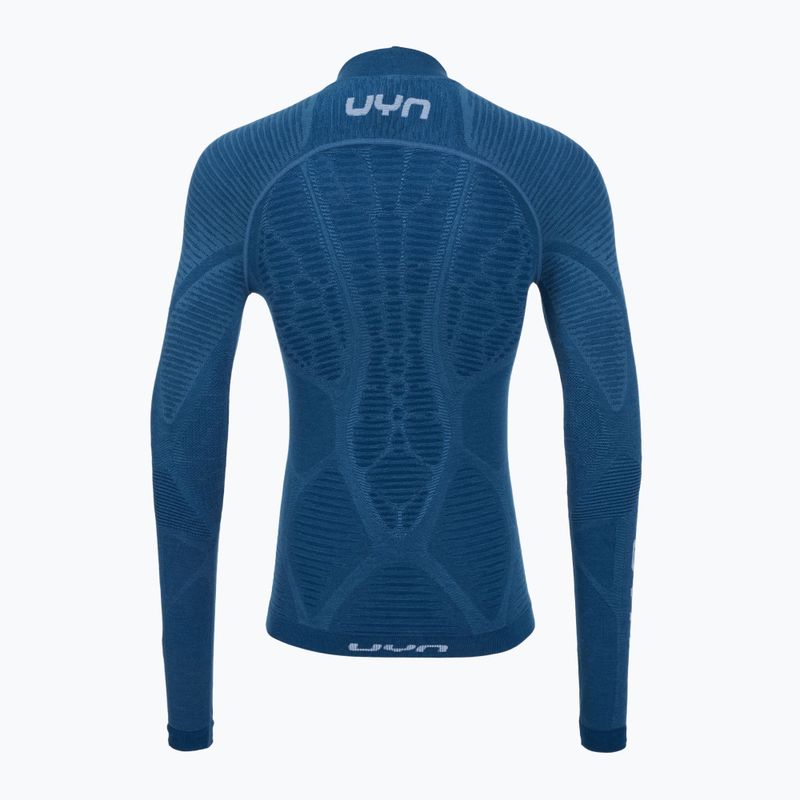 Maglia termica da uomo UYN Elevatyon Biomorph Turtle Neck blue atoll 8