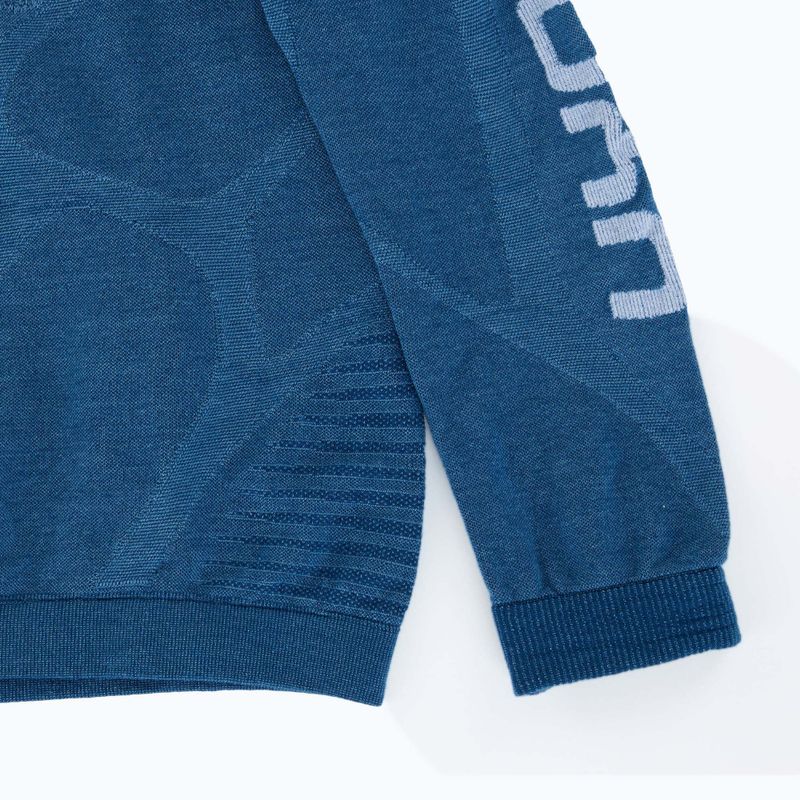 Maglia termica da uomo UYN Elevatyon Biomorph Turtle Neck blue atoll 9