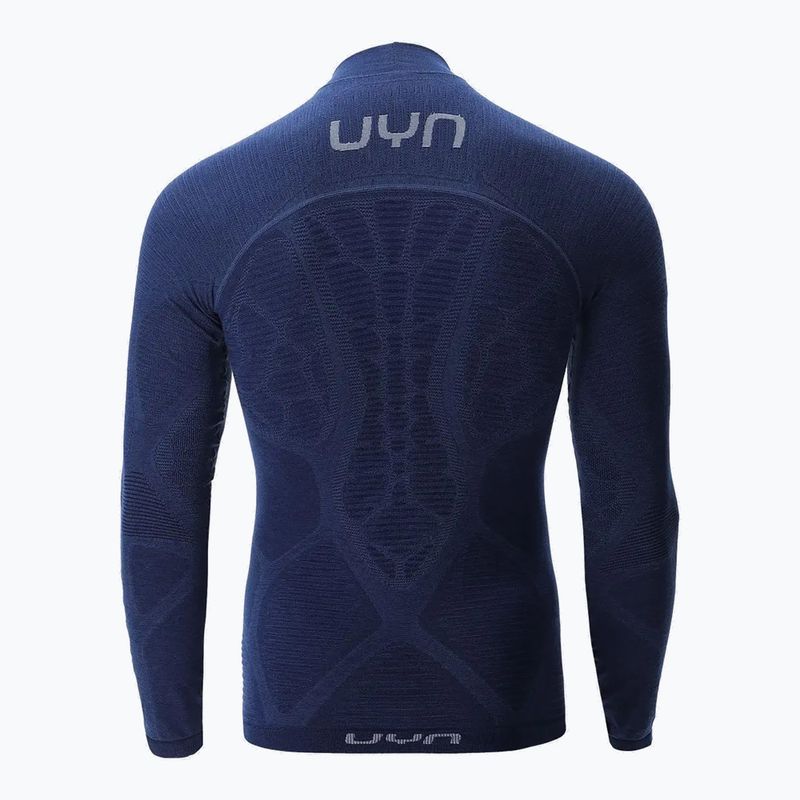 Uomo UYN Elevatyon Biomorph LS Turtle Neck manica lunga termica indaco 3