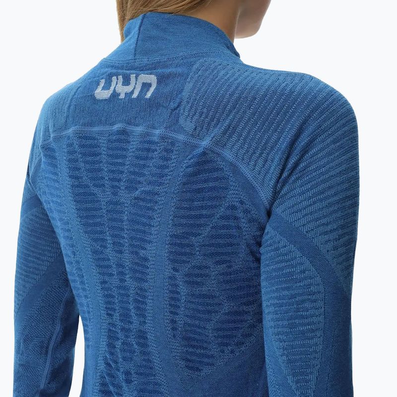 Maglia termica da donna UYN Elevation Biomorph LS Turtle Neck blue atoll 6