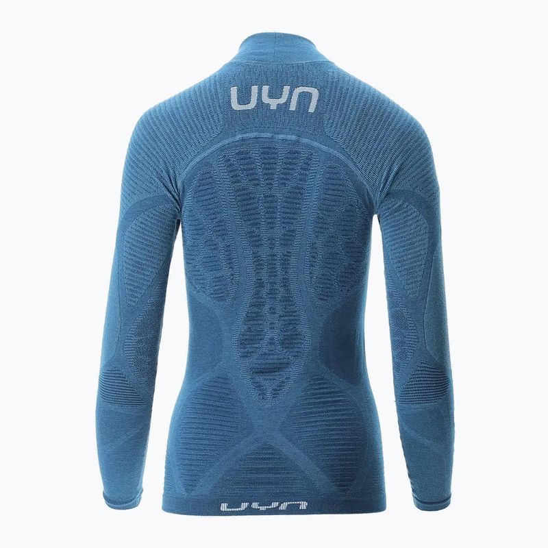 Maglia termica da donna UYN Elevation Biomorph LS Turtle Neck blue atoll 8