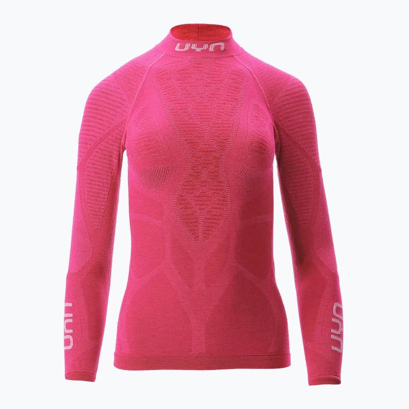 Maglia termica a maniche lunghe da donna UYN Elevation Biomorph LS Turtle Neck rosa achillea 7
