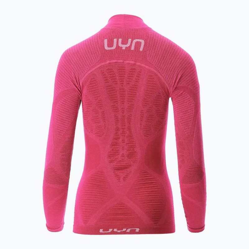 Maglia termica da donna UYN Elevation Biomorph LS Turtle Neck pink yarrow 8