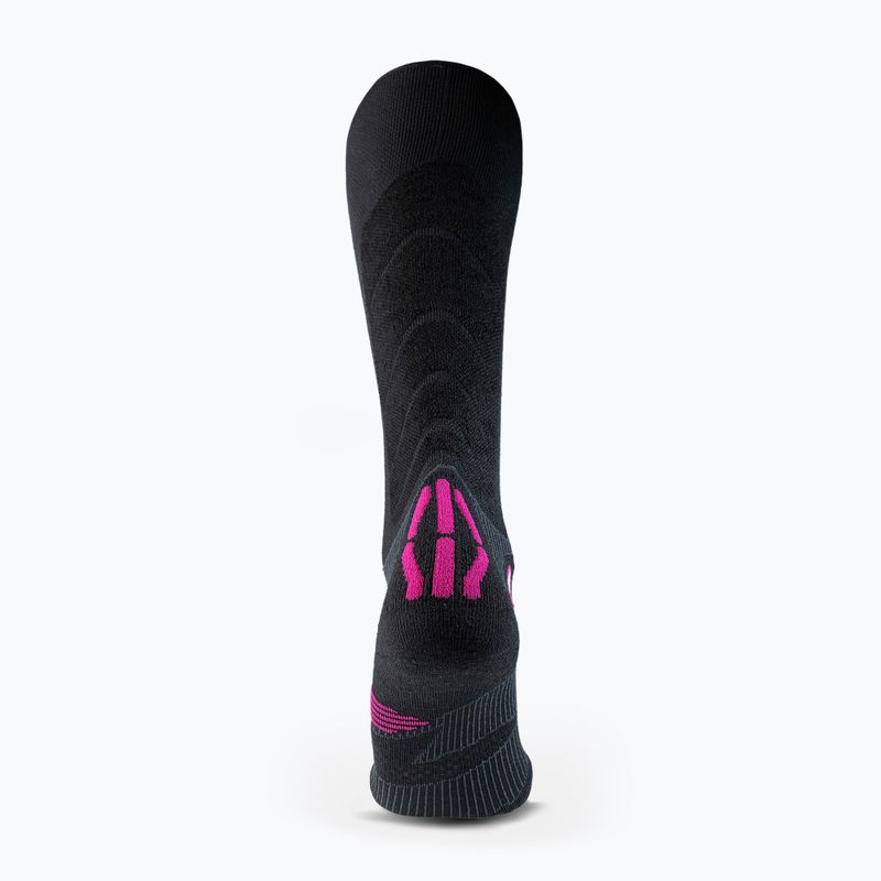 Calze da sci da donna UYN Ski Touring One Bio nero/rosa yarrow 7